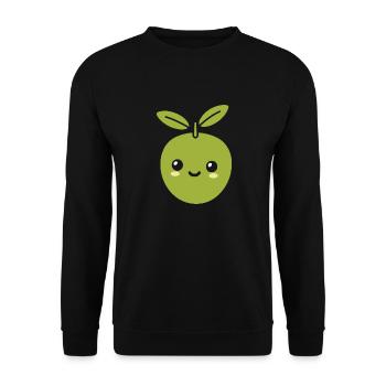 Olive - Sweat-shirt Unisexe - noir - Devant - Alina (178cm) & Michal (187cm)