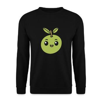 Olive - Sweat-shirt Unisexe - noir - Devant - Alina (178cm) & Michal (187cm)
