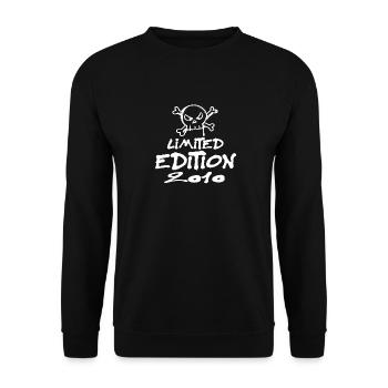 Limited Edition 2010 Geburtstag 2010 Geboren - Unisex Pullover - Schwarz - Vorne - Alina (178cm) & Michal (187cm)