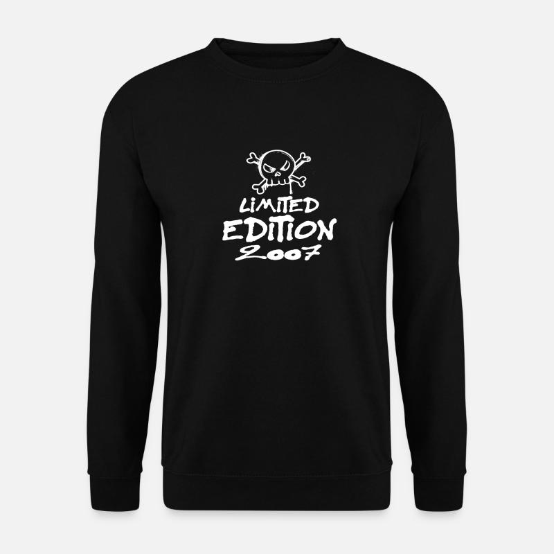 Limited Edition 2007 Geburtstag 2007 Geboren - Unisex Pullover - Schwarz
