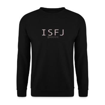 ISFJ-Persönlichkeitstyp ISFJ Personality Type - Unisex Pullover - Schwarz - Vorne - Alina (178cm) & Michal (187cm)
