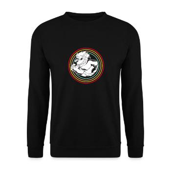 Werewolf - Unisex Sweatshirt - black - Front - Alina (178cm) & Michal (187cm)