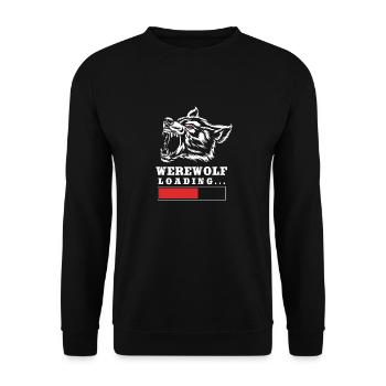 Werewolf - Unisex Sweatshirt - black - Front - Alina (178cm) & Michal (187cm)