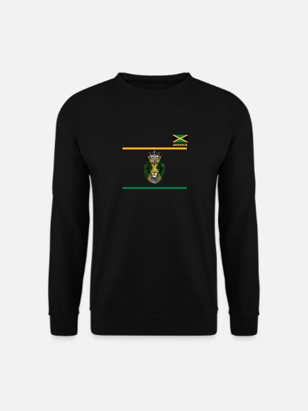 Jamaïque Jamaïque Rasta Raggea Drapeau Rastafari - Sweat-shirt Unisexe - noir
