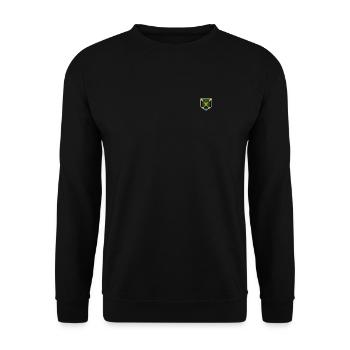 Jamaica Jamaika Rasta Raggea Rastafari Flagge - Unisex Pullover - Schwarz - Vorne - Alina (178cm) & Michal (187cm)