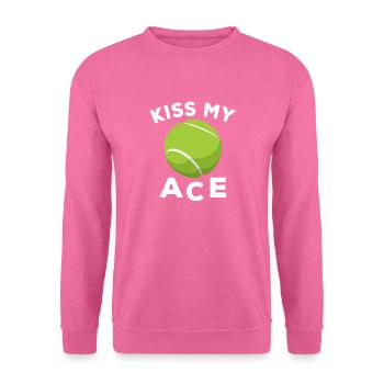 Sport Racket Kiss Ace Racquet Tennis - Unisex Sweatshirt - pink - Front
