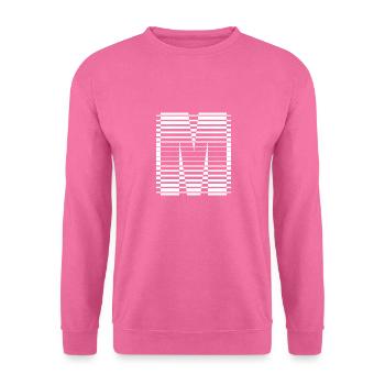 LETTER M - Unisex Sweatshirt - pink - Front