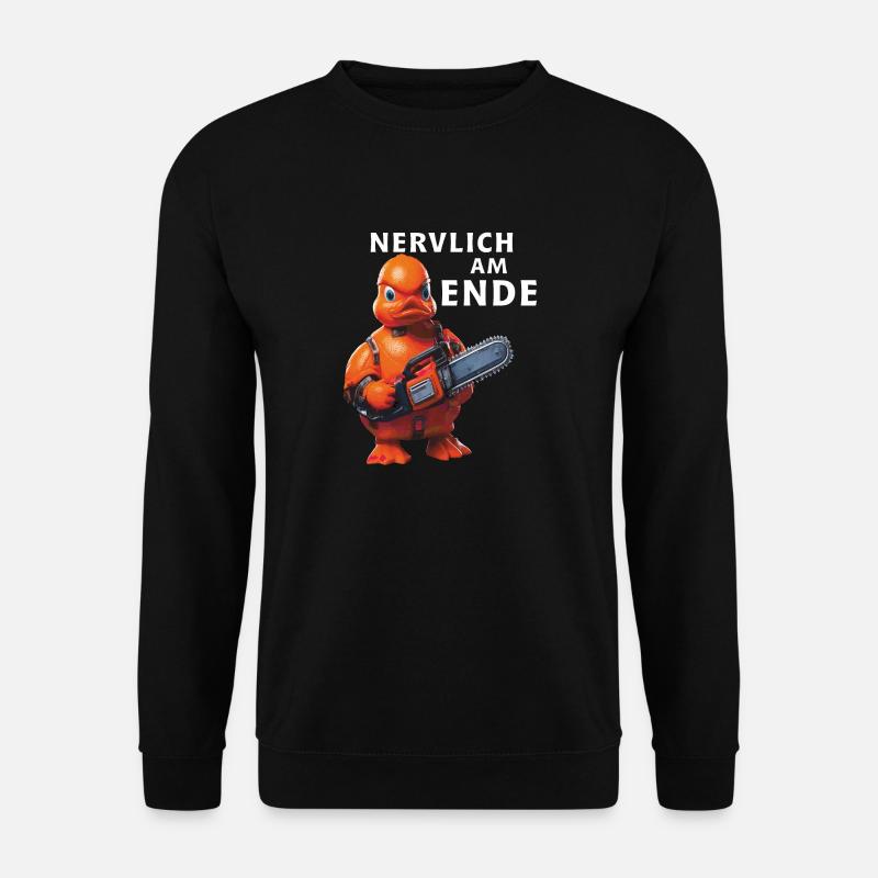 NERVOUS AT THE END - Unisex Sweatshirt - black