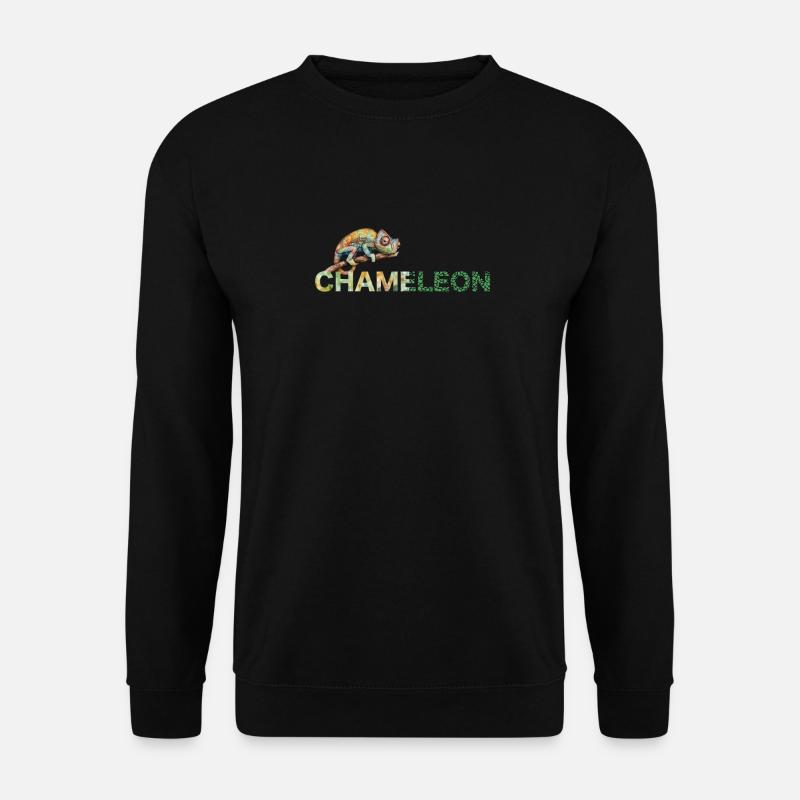 Chamäleon Chameleon - Unisex Pullover - Schwarz
