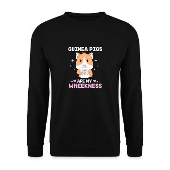 Cobaye - Sweat-shirt Unisexe - noir - Devant - Alina (178cm) & Michal (187cm)