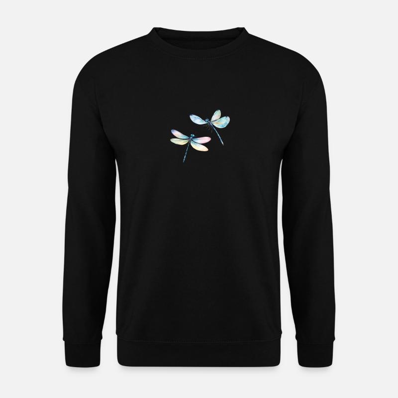 Libelle Duo Dragonfly Duo - Unisex Sweatshirt - black