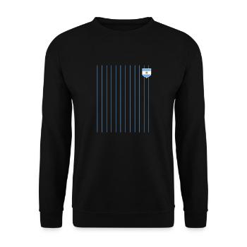 Argentine Cadeau Argentine Drapeau argentin - Sweat-shirt Unisexe - noir - Devant - Alina (178cm) & Michal (187cm)