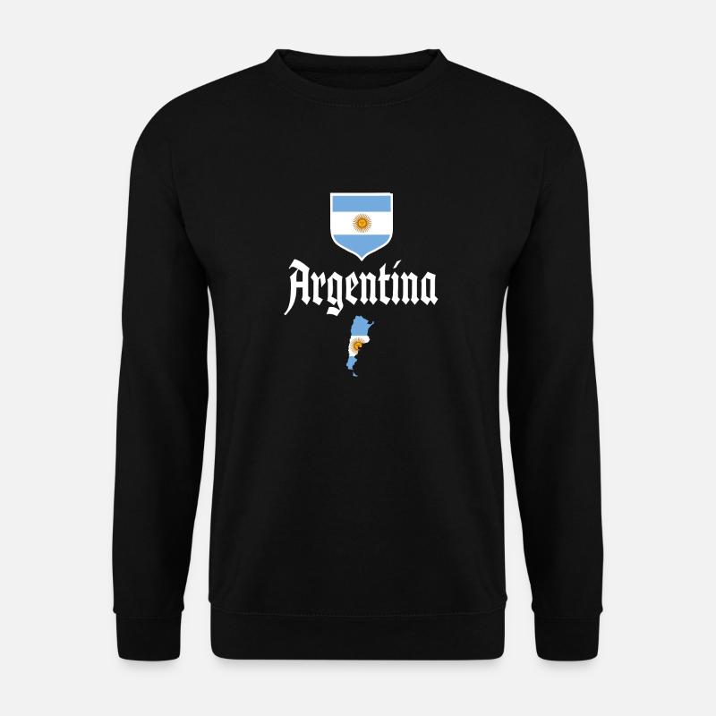 Argentine Cadeau Argentine Drapeau argentin - Sweat-shirt Unisexe - noir