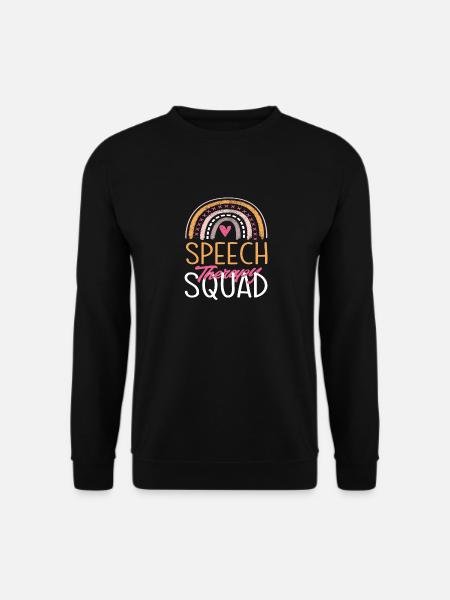 Speech Therapy Team Regenbogen - Unisex Sweatshirt - black