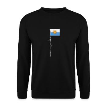 Argentine Cadeau Argentine Drapeau argentin - Sweat-shirt Unisexe - noir - Devant - Alina (178cm) & Michal (187cm)