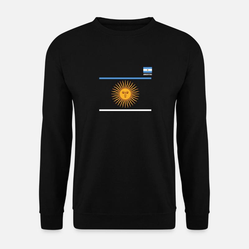 Argentine Cadeau Argentine Drapeau argentin - Sweat-shirt Unisexe - noir