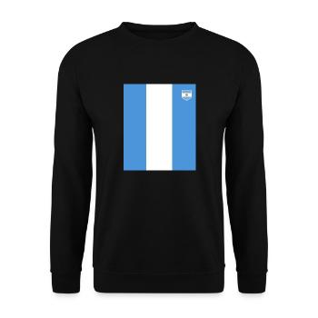 Argentine Cadeau Argentine Drapeau argentin - Sweat-shirt Unisexe - noir - Devant - Alina (178cm) & Michal (187cm)