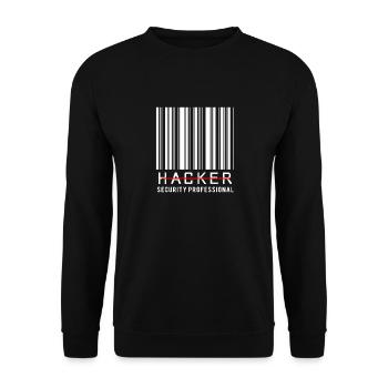 Cyber programmeur cybersécurité Hacker - Sweat-shirt Unisexe - noir - Devant - Alina (178cm) & Michal (187cm)