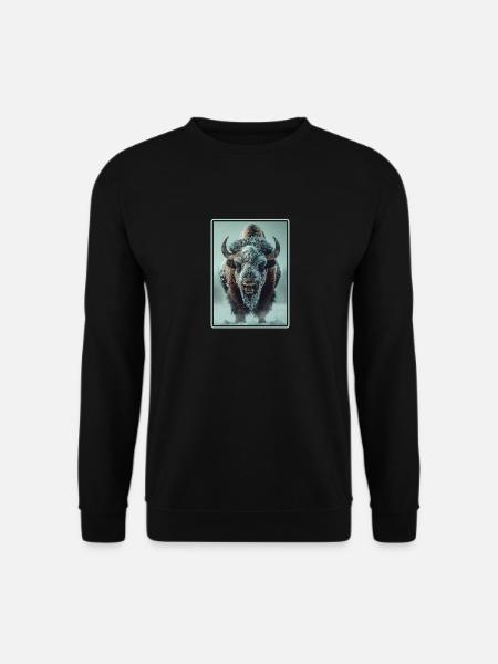 Bisons Bison - Sweat-shirt Unisexe - noir