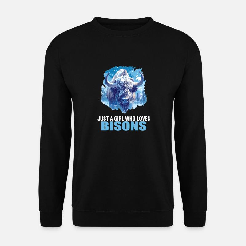Bisons Bison - Unisex Sweatshirt - black