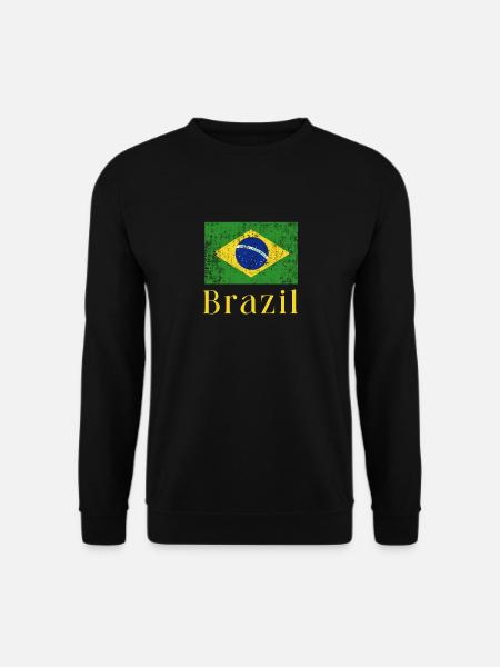 Brésil Brésil Maillot brésilien Rio de Janeiro - Sweat-shirt Unisexe - noir