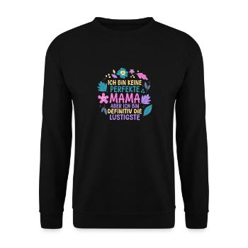 Maman pour la fête des mères - Sweat-shirt Unisexe - noir - Devant - Alina (178cm) & Michal (187cm)