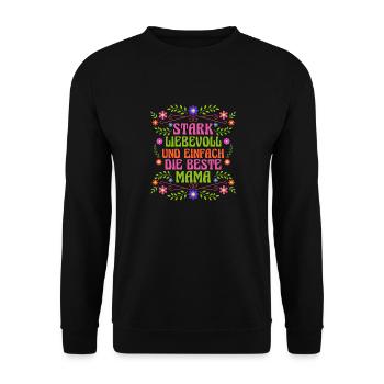Maman pour la fête des mères - Sweat-shirt Unisexe - noir - Devant - Alina (178cm) & Michal (187cm)