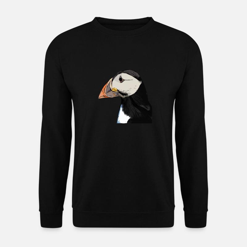 Papageientaucher - Lunde - Puffin - Unisex Sweatshirt - black