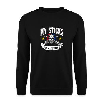 Arnis Kali Eskrima Filipino FMA - Sweat-shirt Unisexe - noir - Devant - Alina (178cm) & Michal (187cm)