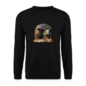 Falcons - Unisex Sweatshirt - black - Front - Alina (178cm) & Michal (187cm)