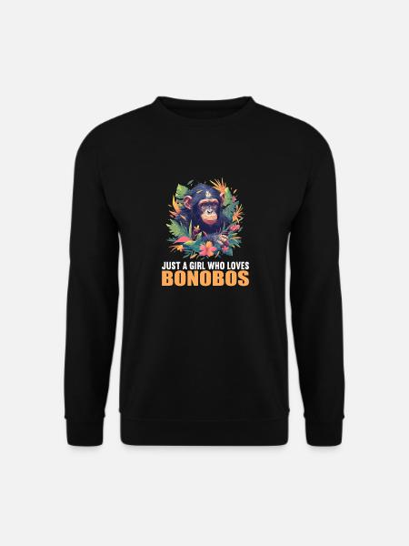 Bonobos Bonobo - Unisex Sweatshirt - black