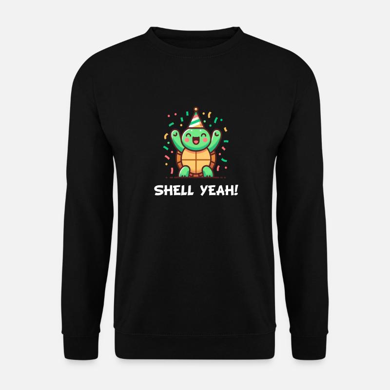Shell ! Célébration Tortue - Sweat-shirt Unisexe - noir