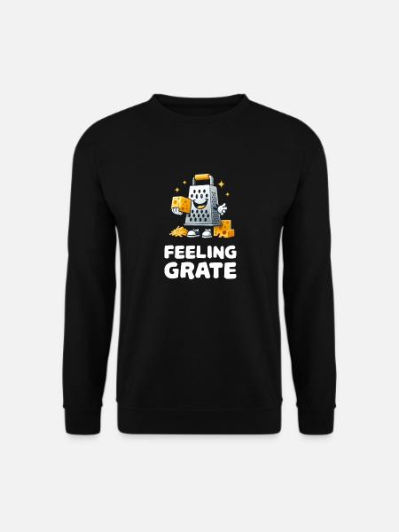 Feeling Burrs Râpe à fromage - Sweat-shirt Unisexe - noir