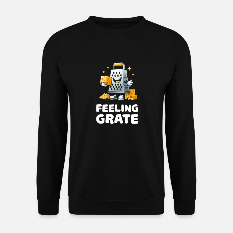 Feeling Burrs Râpe à fromage - Sweat-shirt Unisexe - noir