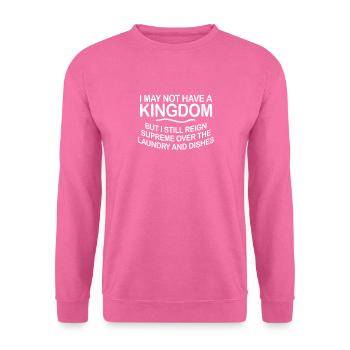 Herrschaft über Wäsche und Geschirr Hausfrau - Unisex Pullover - Pink - Vorne