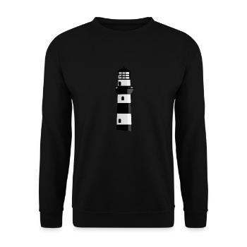 Phare de Gray - Sweat-shirt Unisexe - noir - Devant - Alina (178cm) & Michal (187cm)