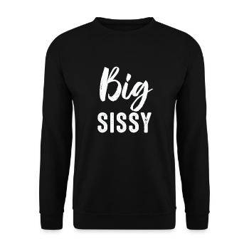Famille Grande Sœur - Sweat-shirt Unisexe - noir - Devant - Alina (178cm) & Michal (187cm)