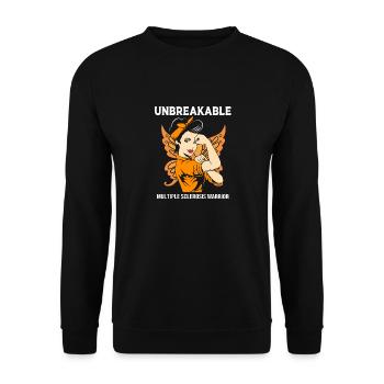 Sclérose en plaques SEP - Sweat-shirt Unisexe - noir - Devant - Alina (178cm) & Michal (187cm)