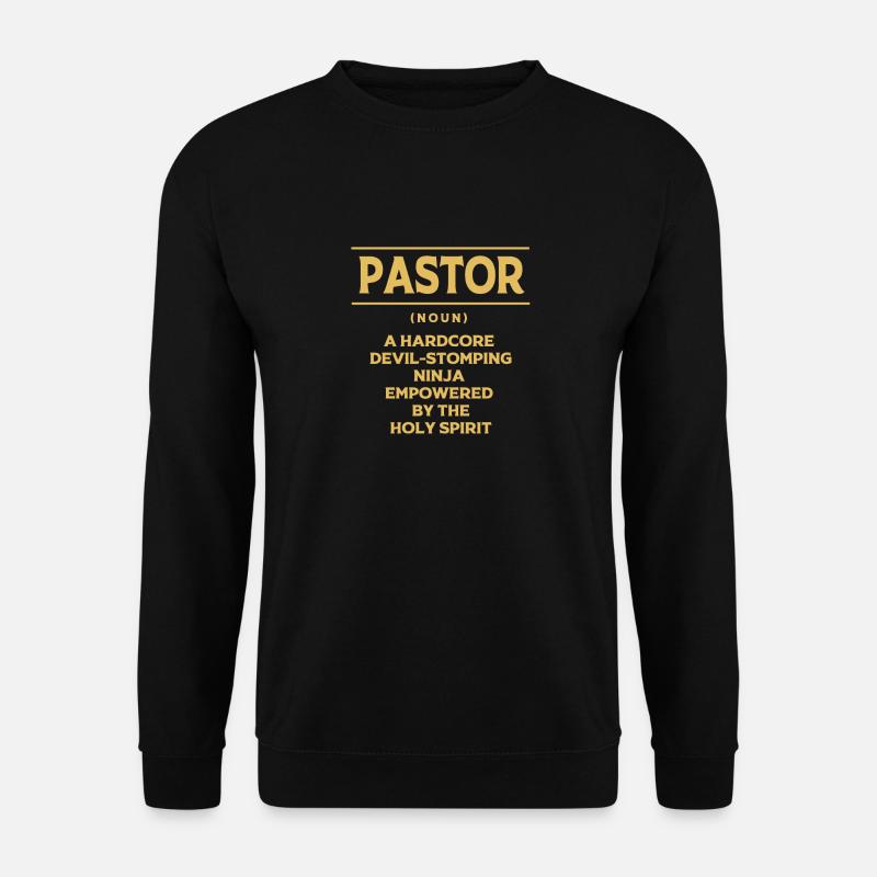 Pfarrer - Unisex Pullover - Schwarz