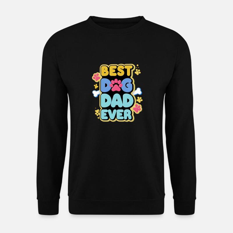 Bester Hundevater - Unisex Pullover - Schwarz
