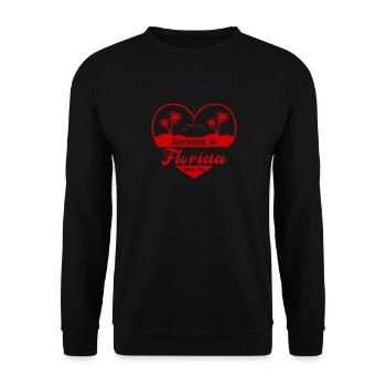 Someone In Florida Loves Me - Unisex Sweatshirt - black - Front - Alina (178cm) & Michal (187cm)