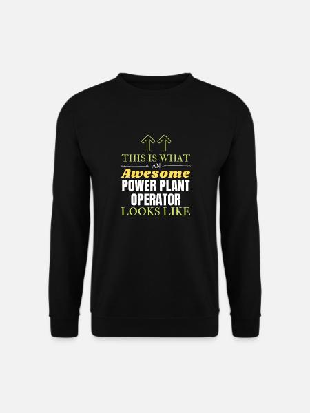 So sieht ein großartiger Kraftwerksbetreiber aus - Unisex Pullover - Schwarz