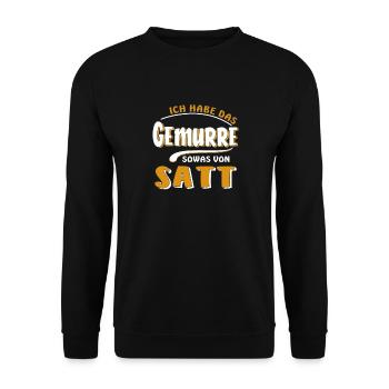 J’EN AI MARRE DE LA GROGNE - Sweat-shirt Unisexe - noir - Devant - Alina (178cm) & Michal (187cm)
