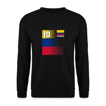 Colombia Colombia Medellin Holidays Bogota Cali - Unisex Sweatshirt - black - Front - Alina (178cm) & Michal (187cm)