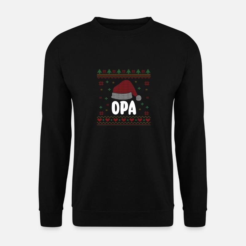 Noël Père Noël Papi - Sweat-shirt Unisexe - noir