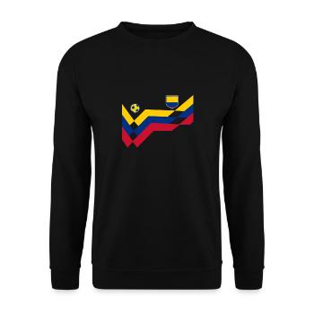Kolumbien Colombia Medellin Urlaub Bogota Cali - Unisex Pullover - Schwarz - Vorne - Alina (178cm) & Michal (187cm)