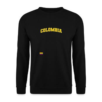 Kolumbien Colombia Medellin Urlaub Bogota Cali - Unisex Pullover - Schwarz - Vorne - Alina (178cm) & Michal (187cm)