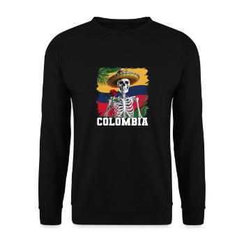 Colombie Colombie Medellín Vacances Bogota Cali - Sweat-shirt Unisexe - noir - Devant - Alina (178cm) & Michal (187cm)
