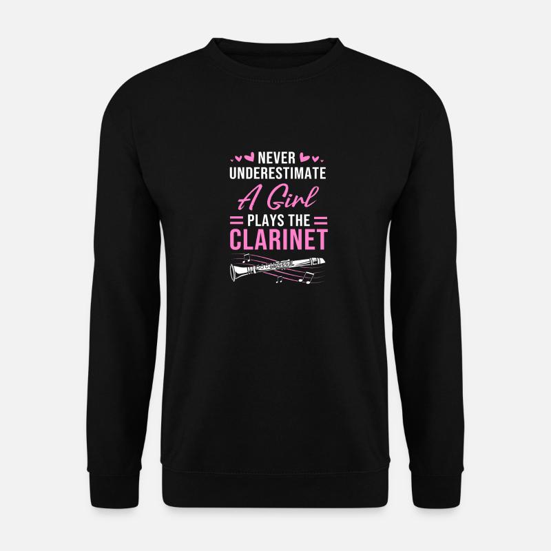klarinett - Genser unisex - svart