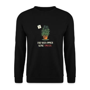 Cannabis - Unisex Pullover - Schwarz - Vorne - Alina (178cm) & Michal (187cm)